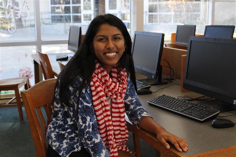 Amrita Venkatraman is new Programming Club president for the 2015-16 school year