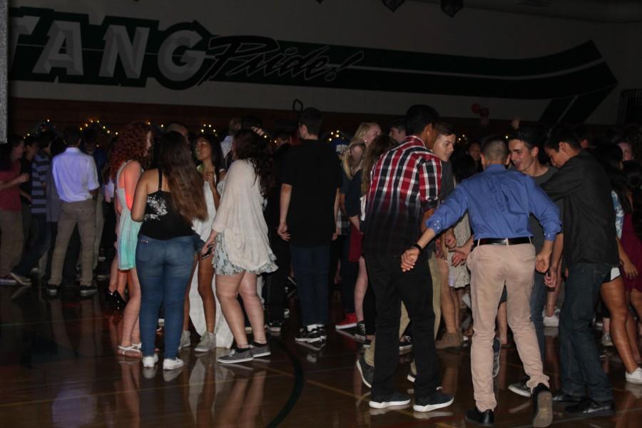 Many students attend the dance with the date change and new attire
