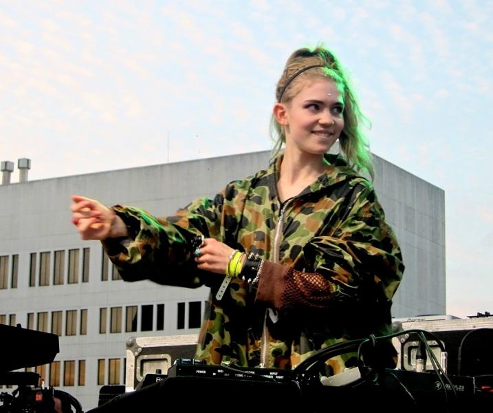 Grimes when she was still a true indie pop singer.
Photo courtesy of Wikipedia.