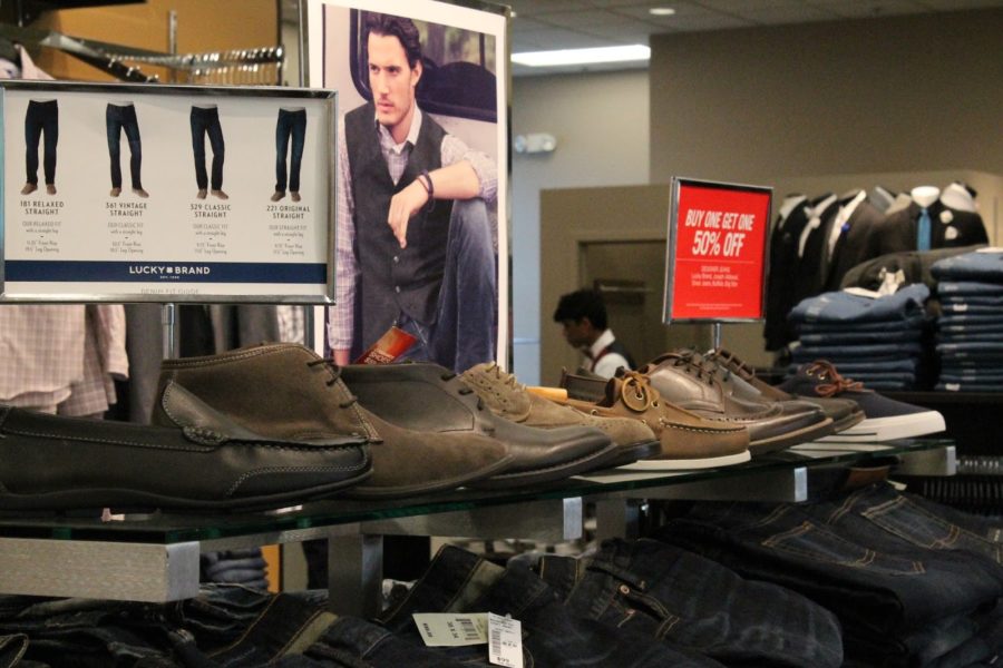 Men’s Wearhouse displays select option of shoes so that you can be a shoe-in for prom.