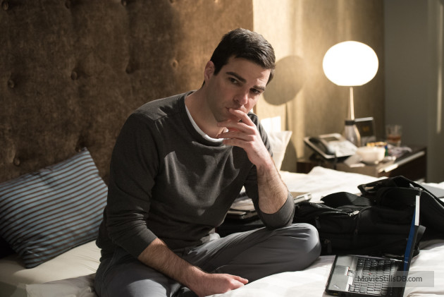 Zachary Quinto as The Guardian journalist Glenn Greenwald, who, along with fellow journalist Ewen MacAskill and documentary filmmaker Laura Poitras, was featured in Citizenfour (2014)