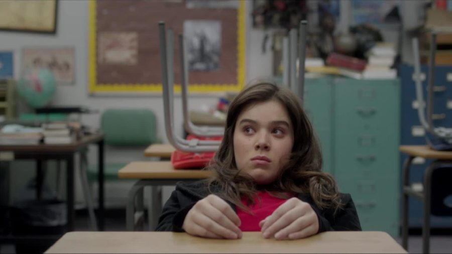 Hailee Steinfeld stars as pessimistic teenager Nadine in a genuine and heartfelt performance. Woody Harrelson, Haley Lu Richardson, and Blake Jennfer star as Nadine's teacher, best friend and older brother, respectively.