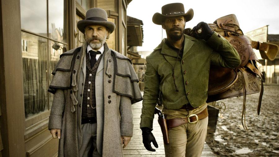 Christoph+Waltz+%28left%29+and+Jamie+Foxx+%28right%29+in+Quentin+Tarantino%E2%80%99s+%E2%80%9CDjango+Unchained%E2%80%9D%2C+which+was+rated+the+%231+movie+of+2012.+%28Image+courtesy+of+the+Weinstein+Company%29