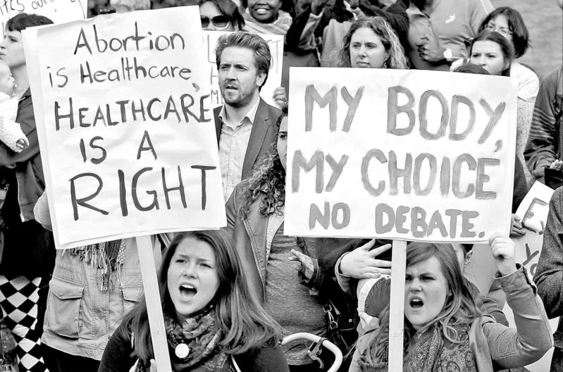 Abortion is legal, but poor Americans have no healthcare coverage on abortion expenses because of the Hyde Amendment. It needs to be repealed. Photo by Ken Gigliotti of the  Winnipeg Free Press.