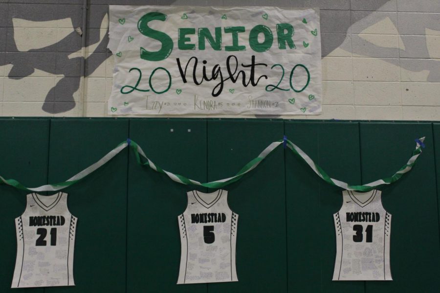Girls varsity basketball played Mountain View High School for their Senior Night on Feb. 11, maintaining their undefeated record with a league record of 10-0.
