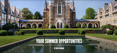 Your summer opportunities