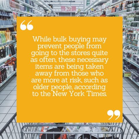 Panic buying at grocery stores limits food available to vulnerable populations