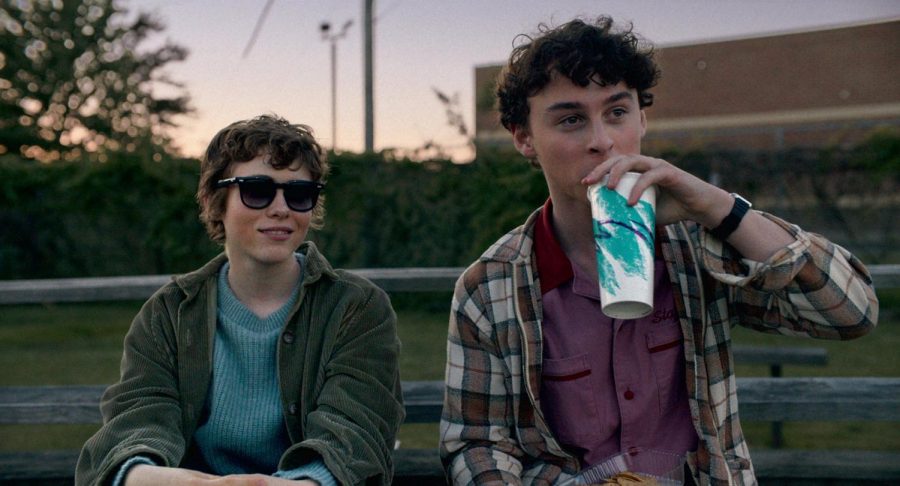 Sydney (Sophia Lillis) and Stanley (Wyatt Oleff) capture the endearingly painful awkwardness of adolescence.