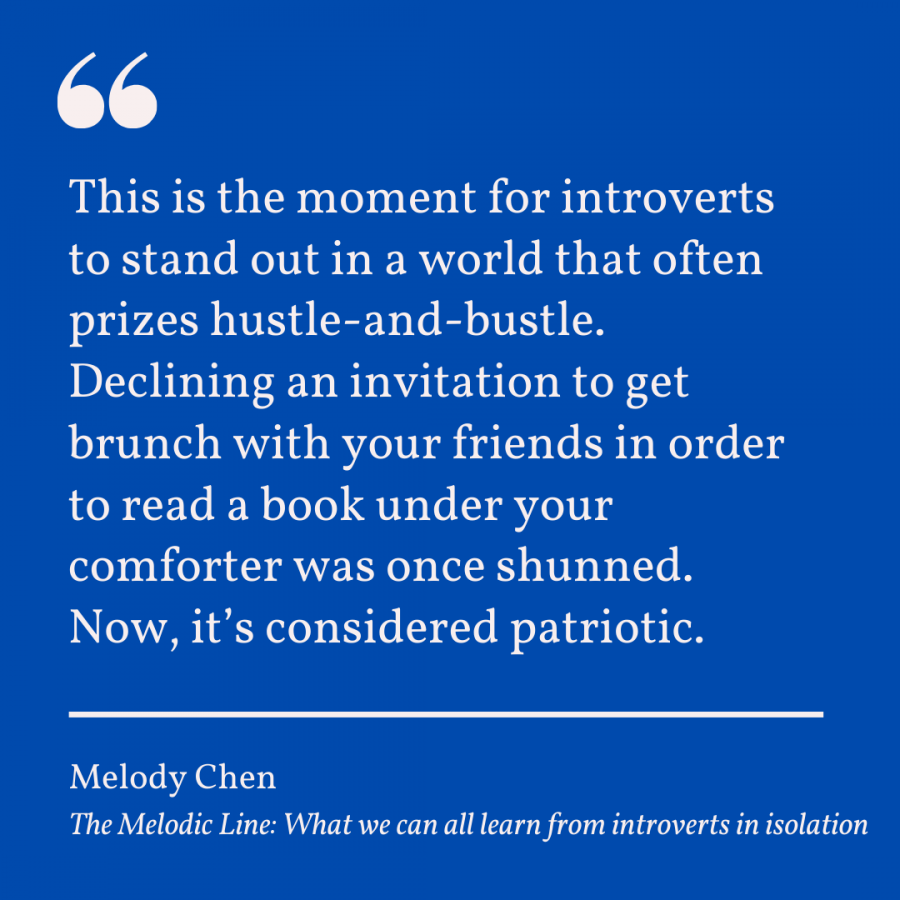 The Melodic Line: What we can all learn from introverts in isolation