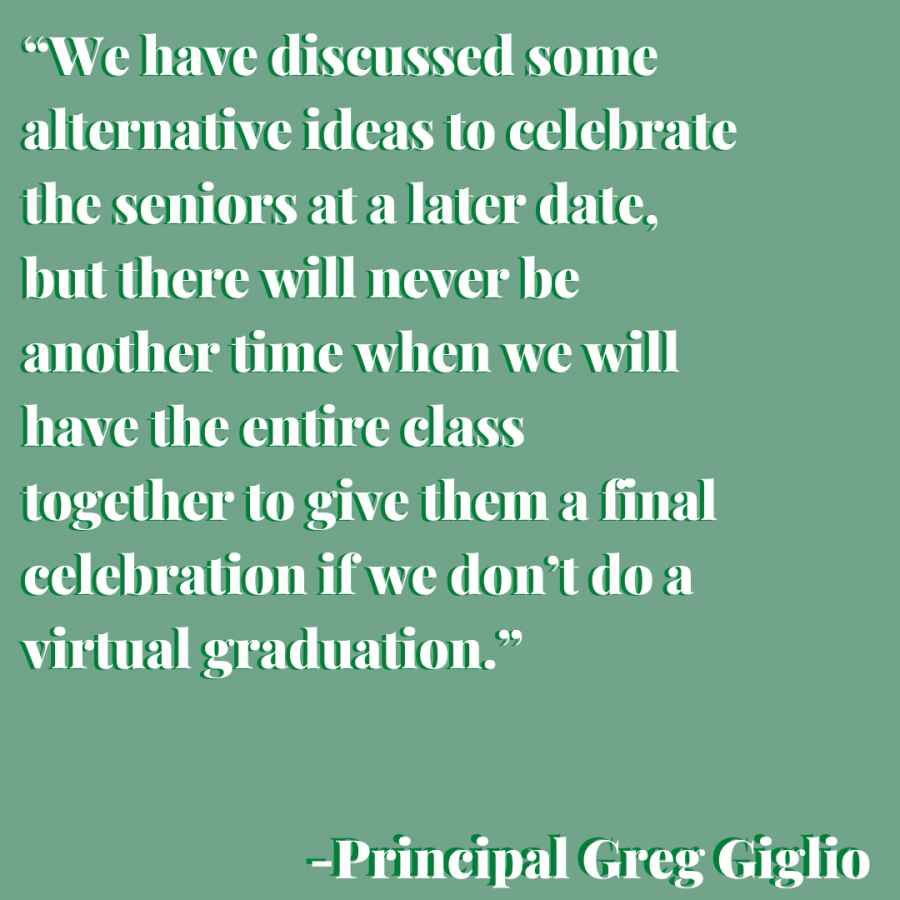Due to the coronavirus pandemic, FUHSD has resorted to celebrating the seniors through a virtual graduation.