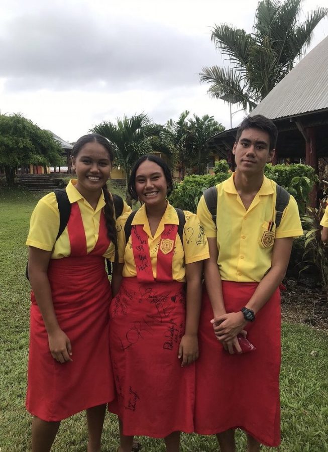 The last day of attending Samoa College was hard for me as I had just became close with my relatives, but I am grateful for the experience.