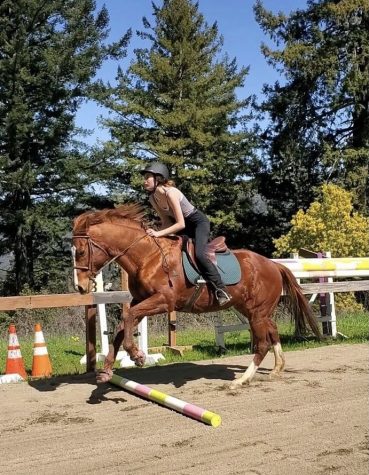Sophomore Addison Heidemann said she feels horseback riding is both exhilarating and nerve-racking.