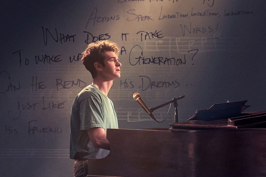 FEAR OR LOVE: Jon, played by Andrew Garfield, is forced to ask himself questions about life.