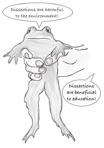 OUTDATED SCIENTIFIC PRACTICES: Schools should not be endorsing the widespread practice of unethical dissections. 