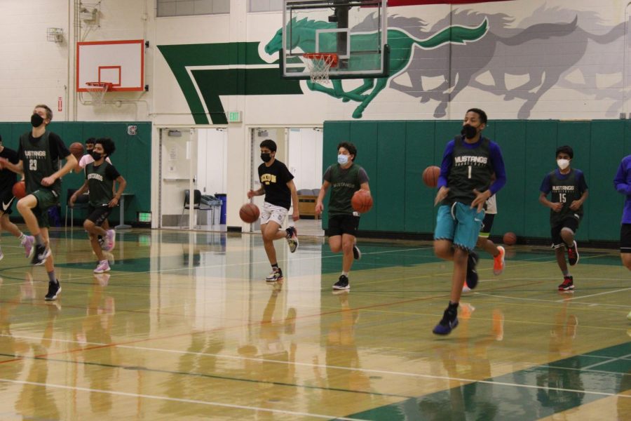 The team began their practices at the start of the season with a review of basic skills, JV boys basketball coach Kala Wong said.

“Early on in the season, we needed a lot more help [with the basics],” Wong said. “We did more fundamental type drills, with things like footwork, positioning, ball handling, passing, catching, and pivoting.”
