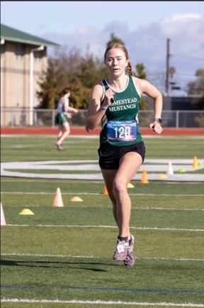  IMPROVEMENT FROM PRACTICE: Beginning her running career in middle school, Tarkington said she has since beaten her best mile time on several occasions.
