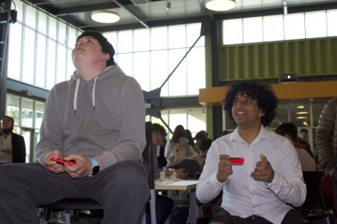The tournament allowed for new faces to show their school spirit and earn points for their class through gaming.