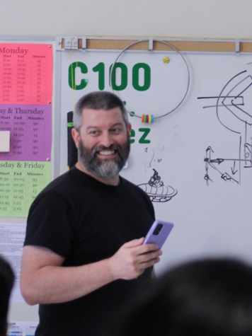 Physics teacher Danny Nunez said he hopes that students will have as much of a fun experience as he does teaching.  
