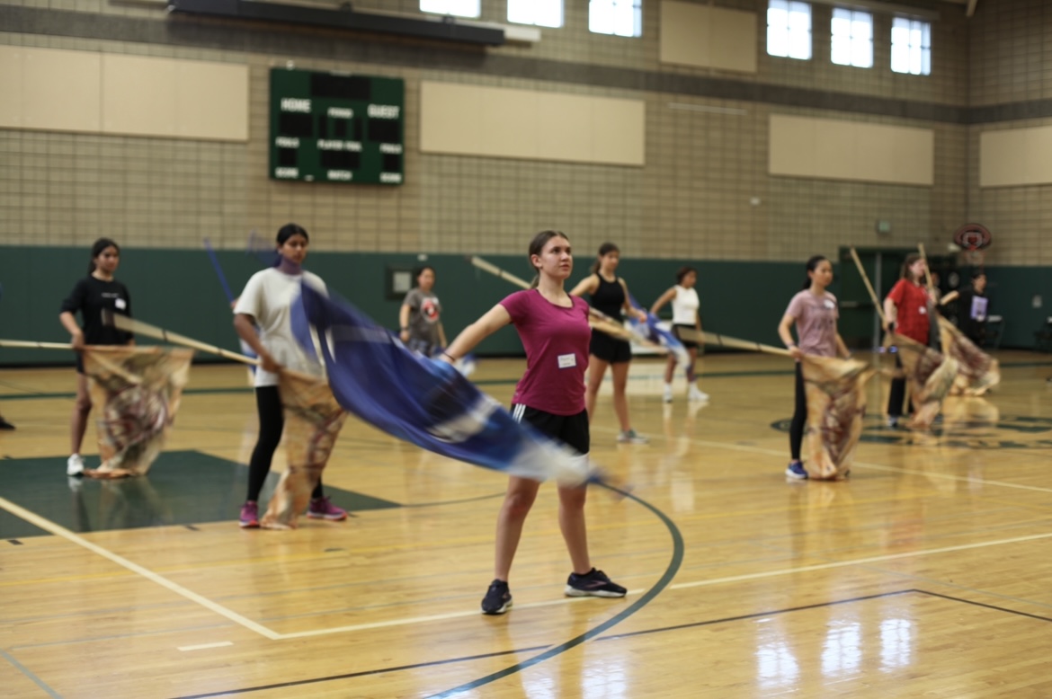 Color guard holds interest camps to help students better understand dance, movement