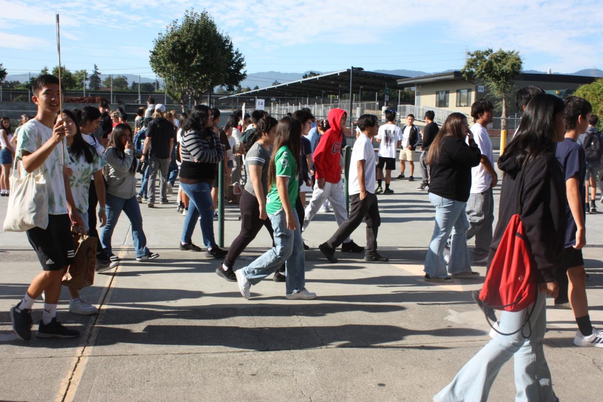 Class of 2028 first entered HHS during HOP, which allowed them to tour the campus.