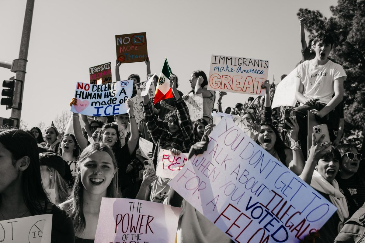 On Feb. 4, students from HHS, FHS and Sunnyvale Middle School walked out of their fifth period classes to attend an anti-ICE protest at Sunnyvale city hall. To prepare for this, students created unique handmade signs expressing protest messages.

The signs contributed to a powerful protest atmosphere and allowed attending students to voice their own opinions amid the cacophony of group chants throughout the demonstration.
